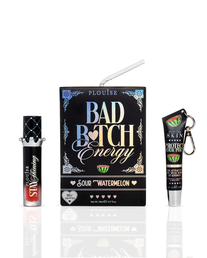 Halloween Bad Bitch Energy Lip Oil & Lip Conditioner Lip Duo in Sour Watermelon
