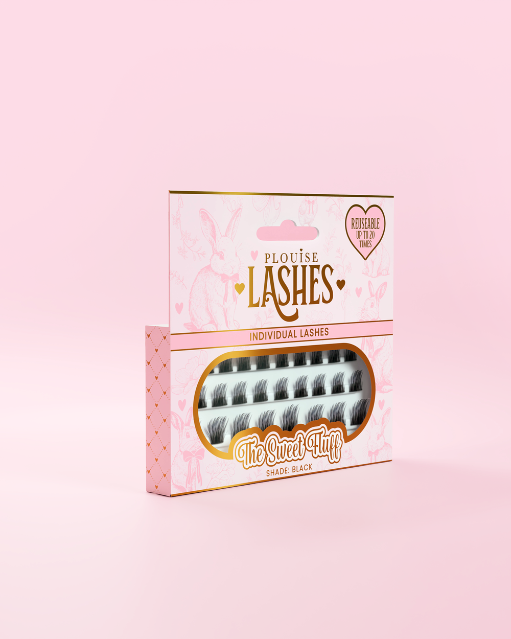 Pack of P.Louise black individual lashes