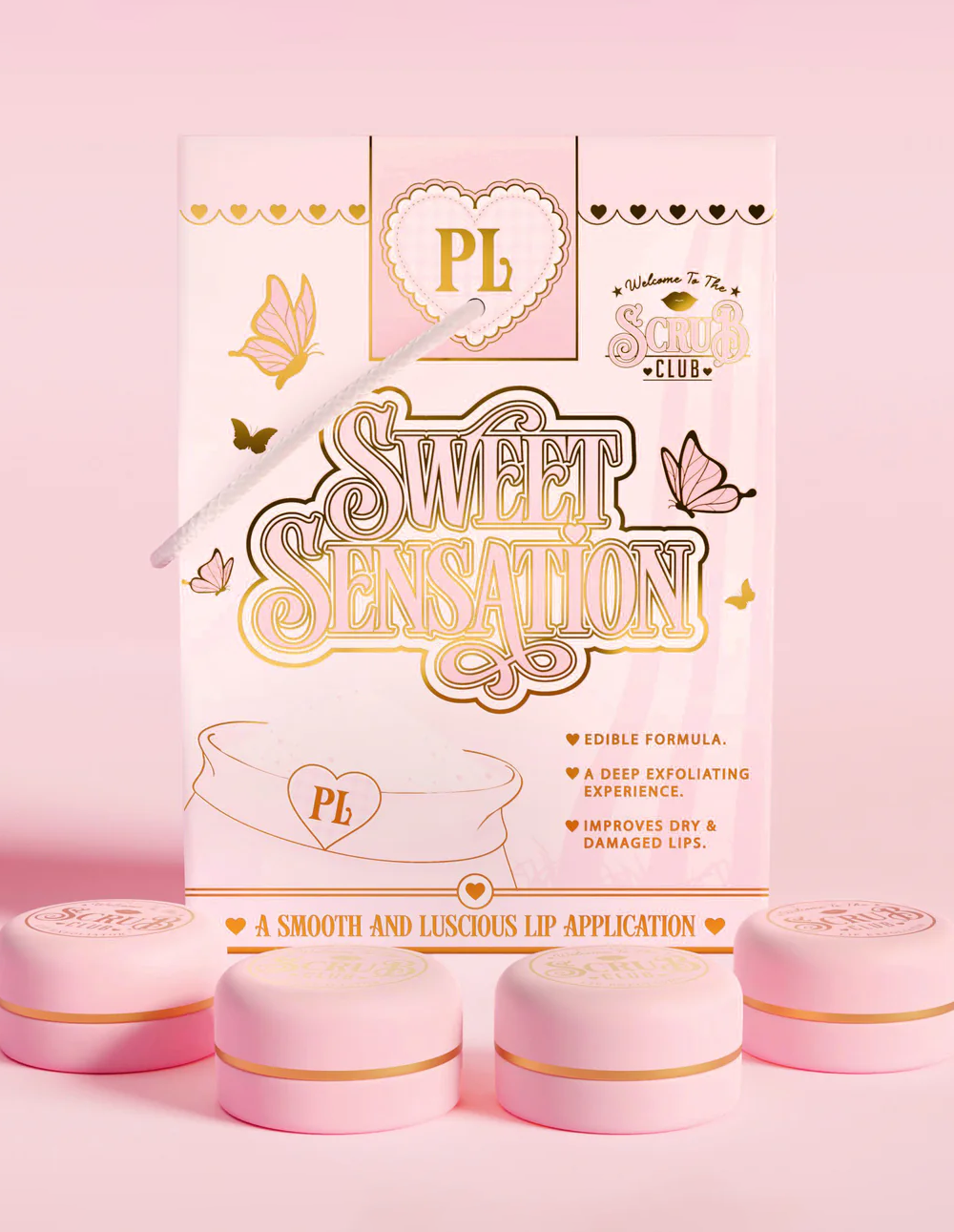 Set de exfoliante labial P.Louise Sweet Sensation