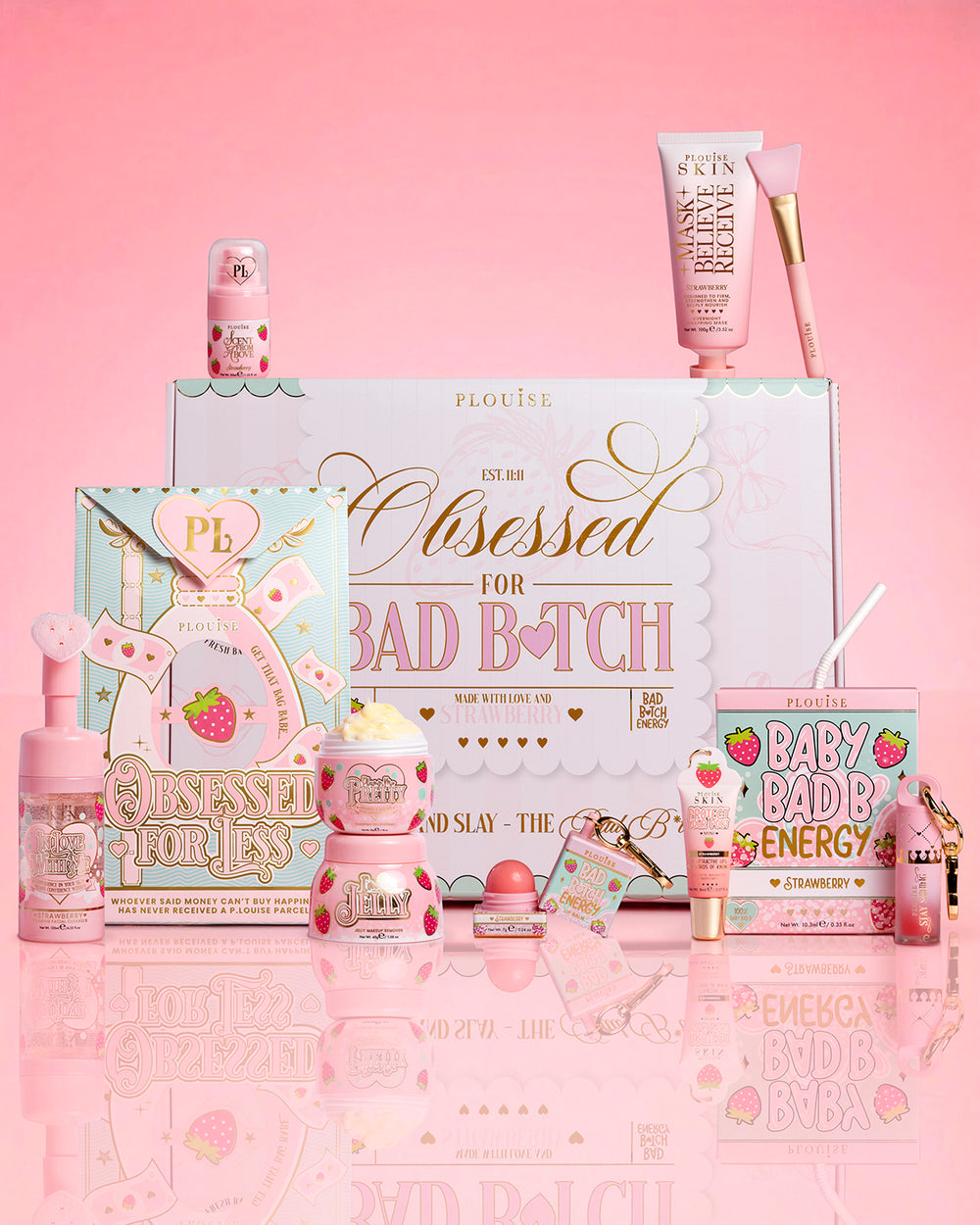 Obsessed For Bad Bitch Bundle - Strawberry