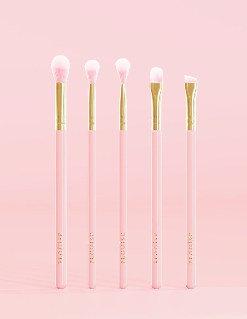 Snatch Blend & Pop 5-Piece Brow, Eye & Lip Brush Set