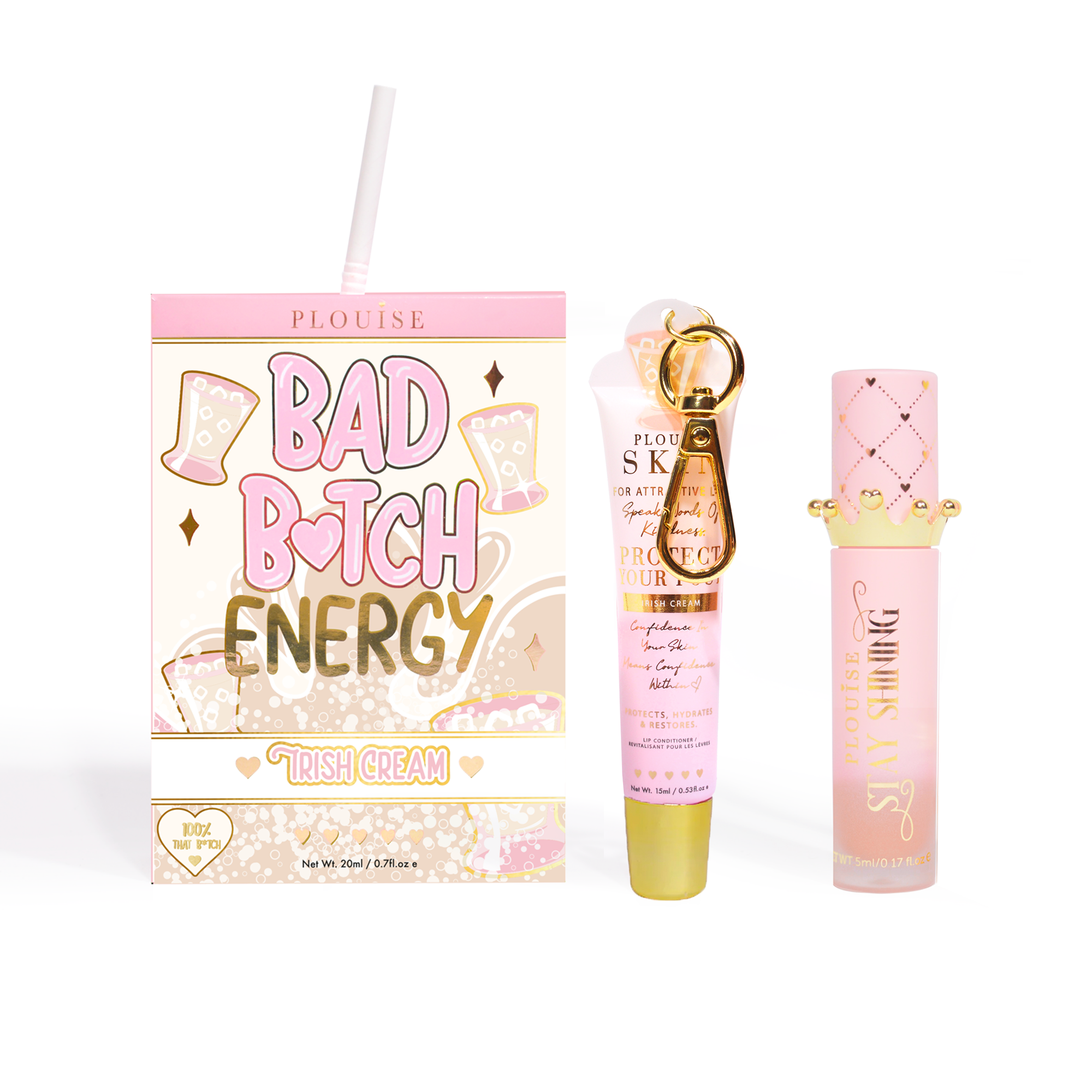 Bad Bitch Energy Lip Conditioner & Oil Duo | P.Louise USA P. Louise Cosmetics USA Bad Bitch Energy Lip Conditioner & Oil Duo | P.Louise USA P. Louise Cosmetics USA