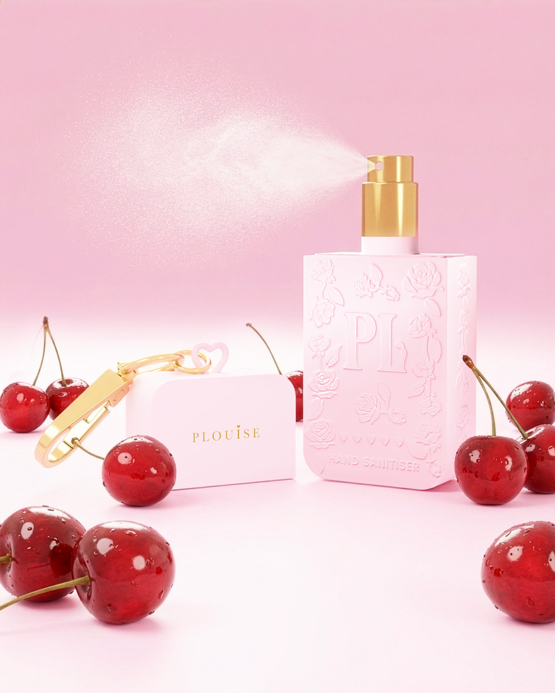 Pink P.Louise cherry hand sanitizer