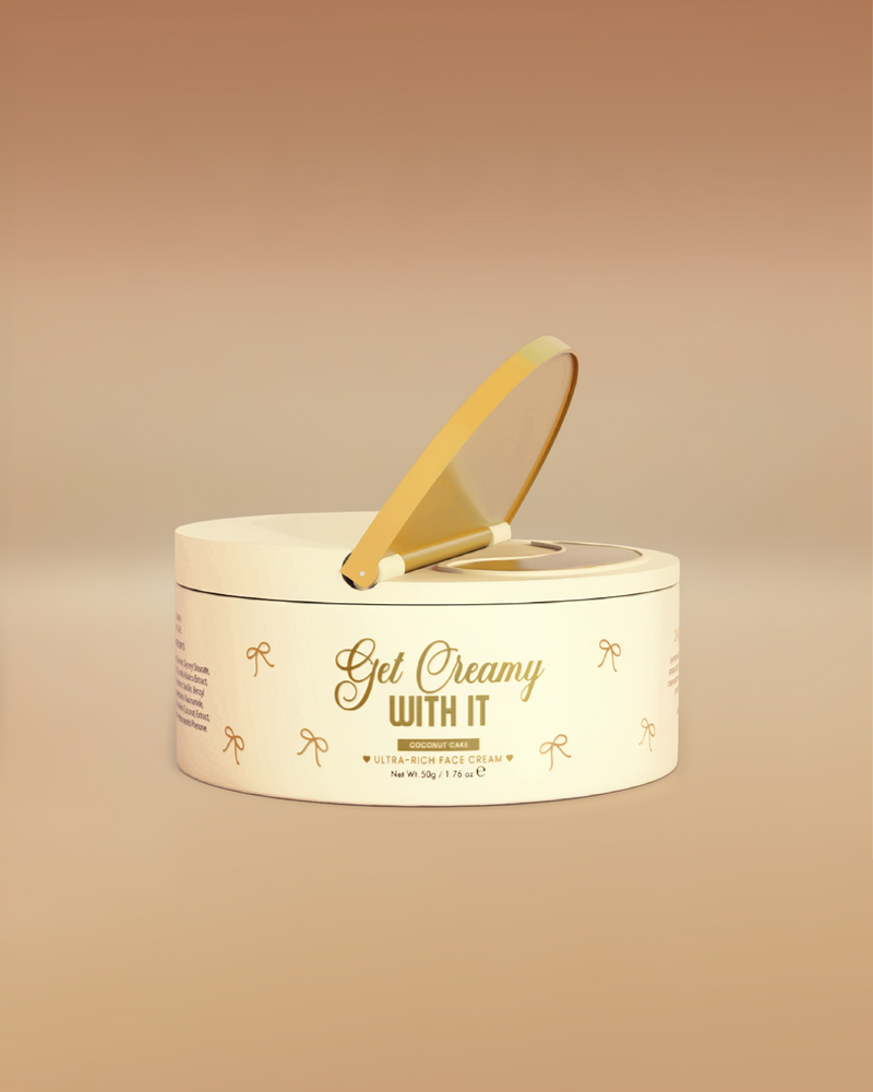 Get Creamy With It Crema facial rica - Pastel de coco