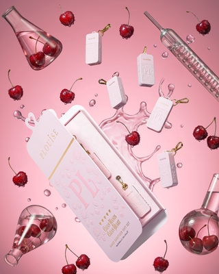 Pink P.Louise hand sanitizer gift set