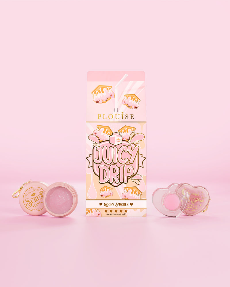 Juicy Drip Lip Mask And Lip Scrub Duo