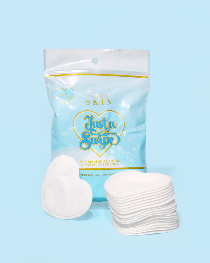 Just A Swipe Heart-Shaped Cotton Pads