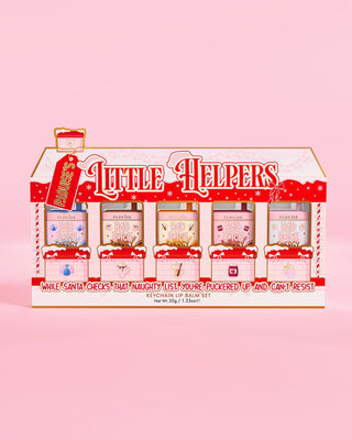 P.Louise Little Helpers Keychain Lip Balm Gift Set