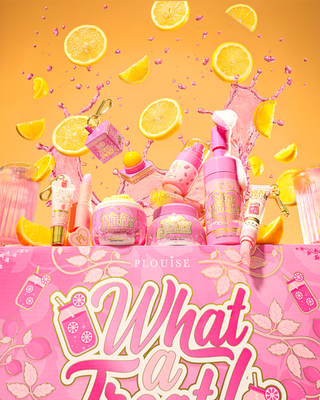 P.Louise Pink Lemonade XL Wwat A Treat Bundle featuring lipcare, bodycare and skincare