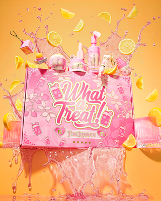 P.Louise Pink Lemonade XL What A Treat lipcare, bodycare and skincare Bundle