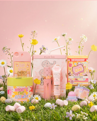 P.Louise What A Treat Easter skincare bundle in pink marshmallow