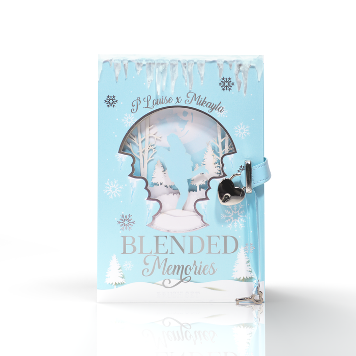P.Louise x Mikayla 10-Piece Blue Face & Eye Brush Set