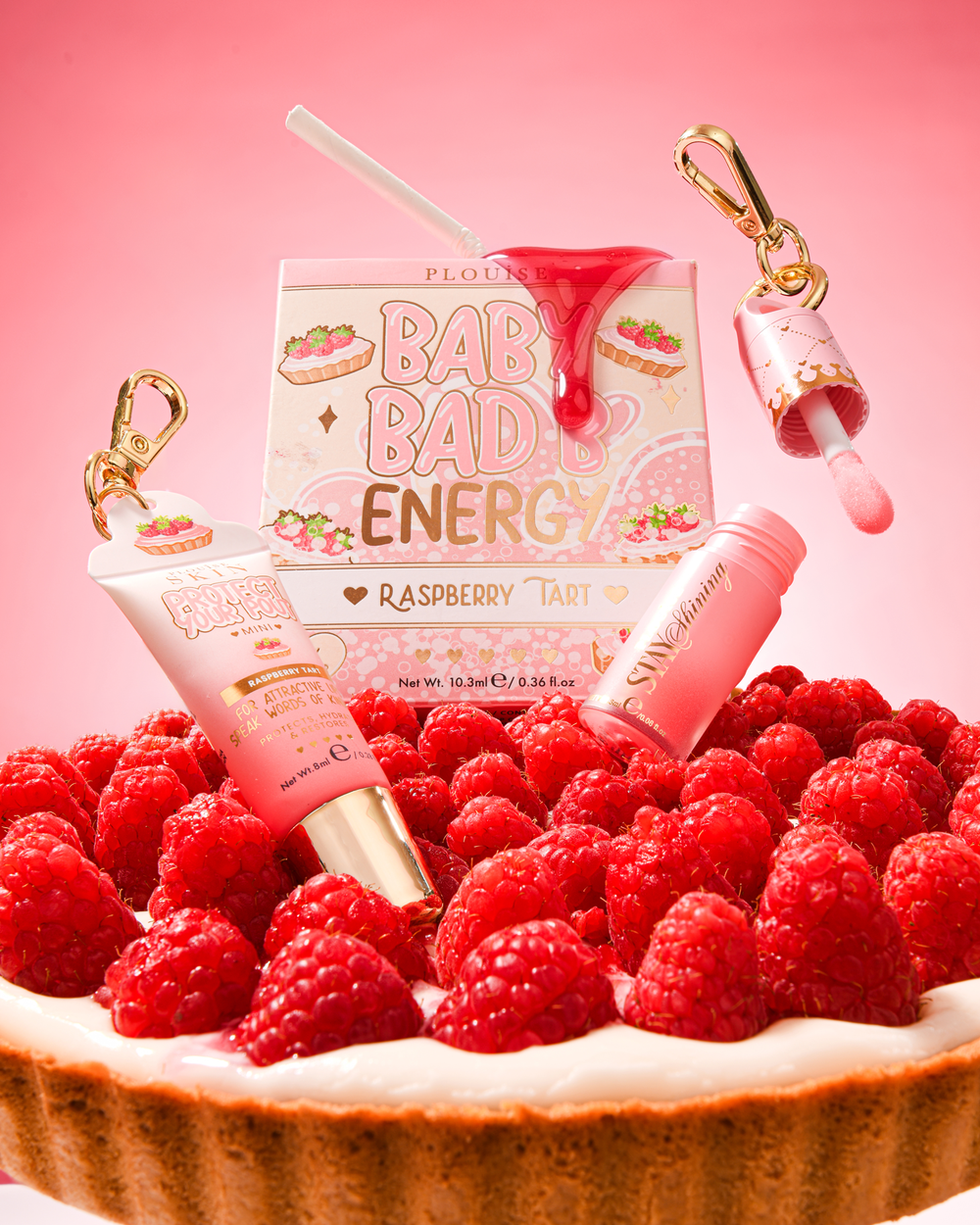 Summer Served Sweet - Pack Your Shit & Go Raspberry Tart Suitcase Bundle