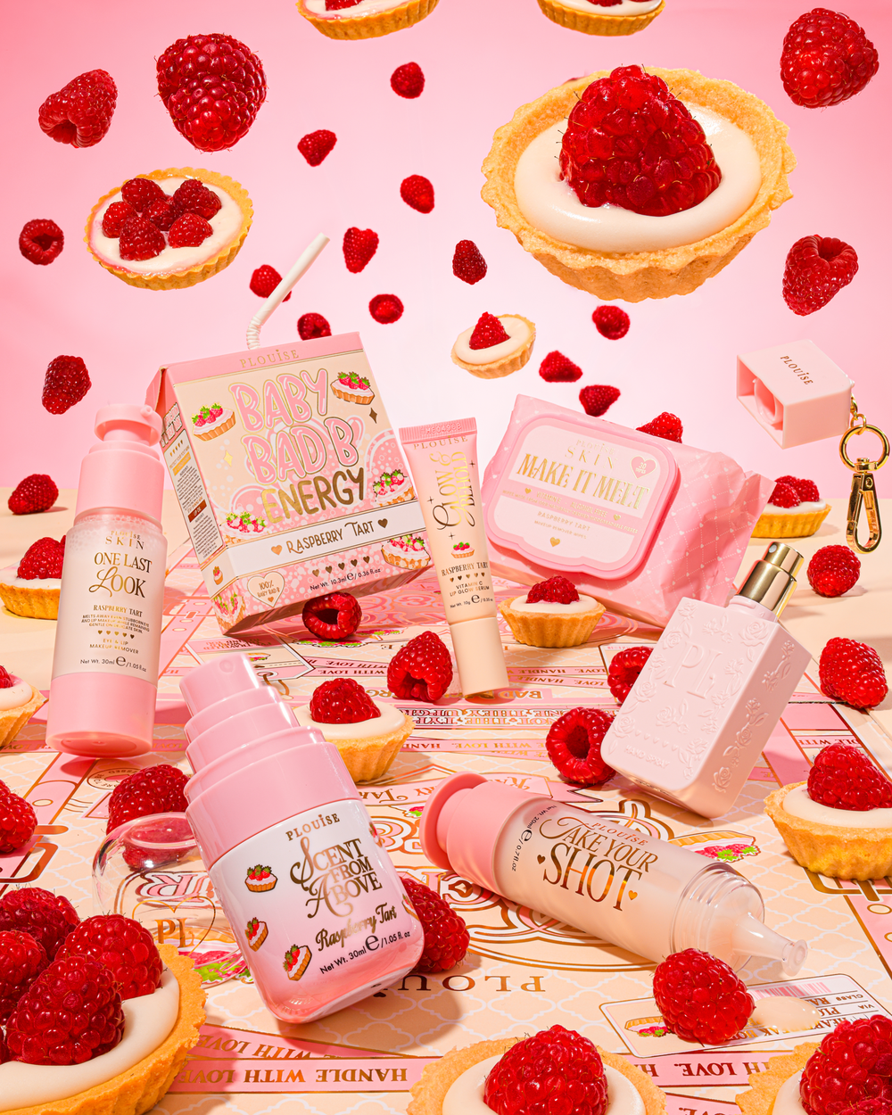 Summer Served Sweet - Pack Your Shit & Go Raspberry Tart Suitcase Bundle