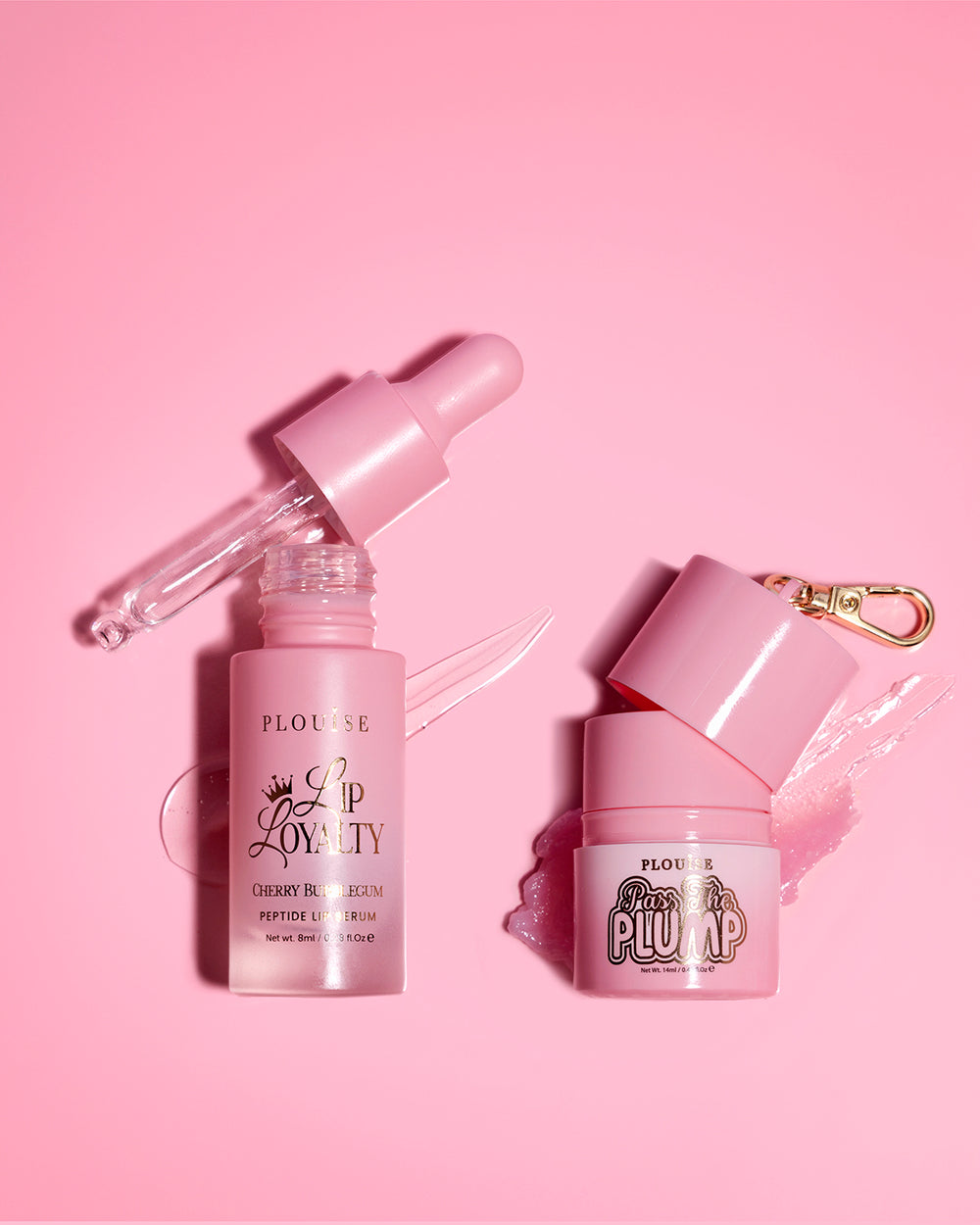 P.Louise Sippin Pretty Peptide Lip Serum And Lip Treatment Duo Cherry Bubblegum