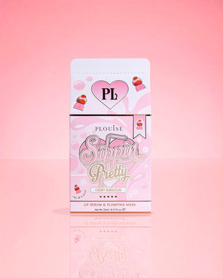 P.Louise Sippin Pretty Peptide Lip Serum And Lip Treatment Duo Cherry Bubblegum Packaging