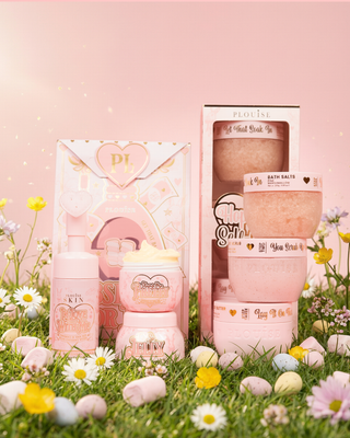 P.Louise Easter Skin Reset Bundle features pink marshmallow Obsessed For Less and Hop Into Self Care Bath & Body Set Bundle