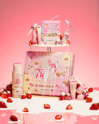P.Louise What A Treat Strawberries And Cream Lip And Skincare Bundle