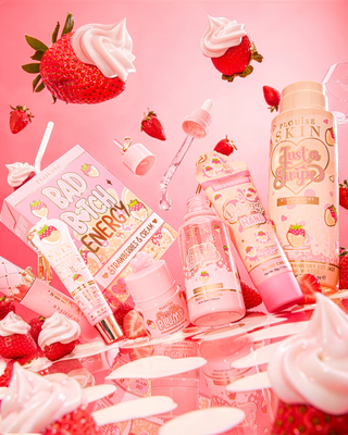 P.Louise What A Treat Strawberries And Cream Lip And Skincare Bundle