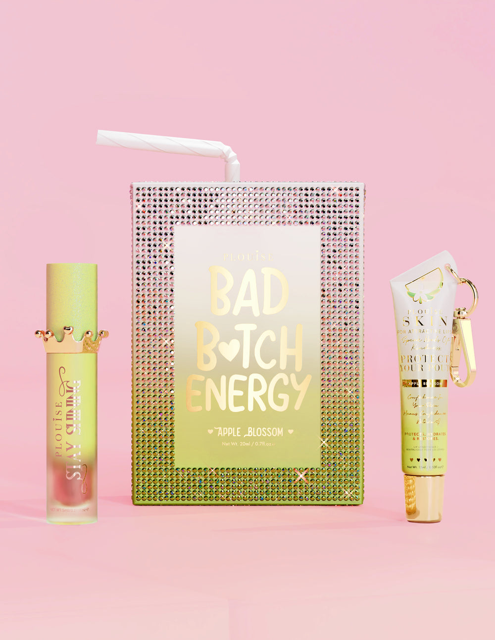 Crystal Bad Bitch Energy Lip Conditioner & Oil Duo