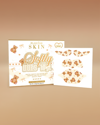 Set de mascarillas 3 en 1 para labios, ojos y nariz Softly Does It