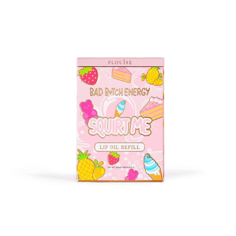Squirt Me Lip Oil Refill Sachet Packs 5ml